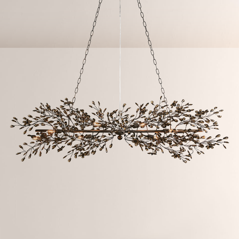 Fiore Crystal Linear Chandelier