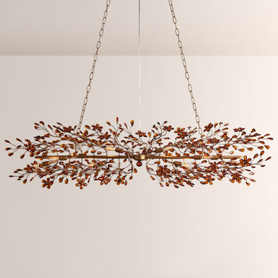 Fiore Crystal Linear Chandelier