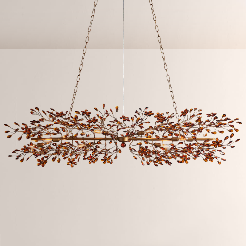 Fiore Crystal Linear Chandelier