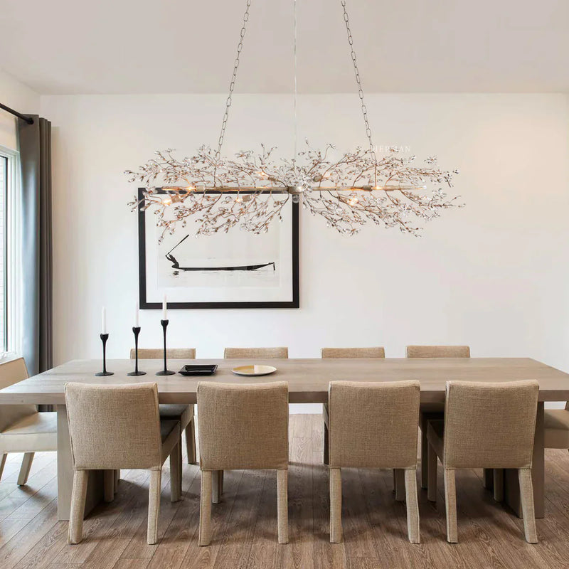 Fiore Crystal Linear Chandelier