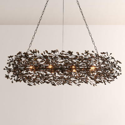 Fiore Crystal Oval Chandelier