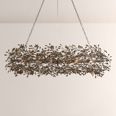 Fiore Crystal Oval Chandelier