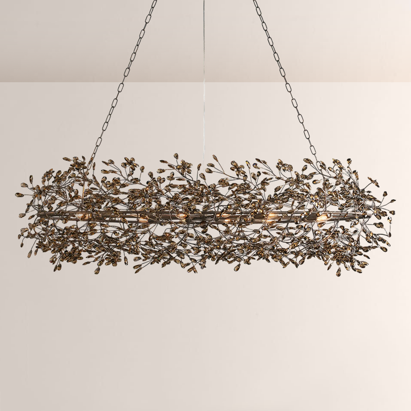Fiore Crystal Oval Chandelier