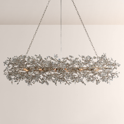 Fiore Crystal Oval Chandelier