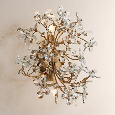 Fiore Crystal Wall Sconce