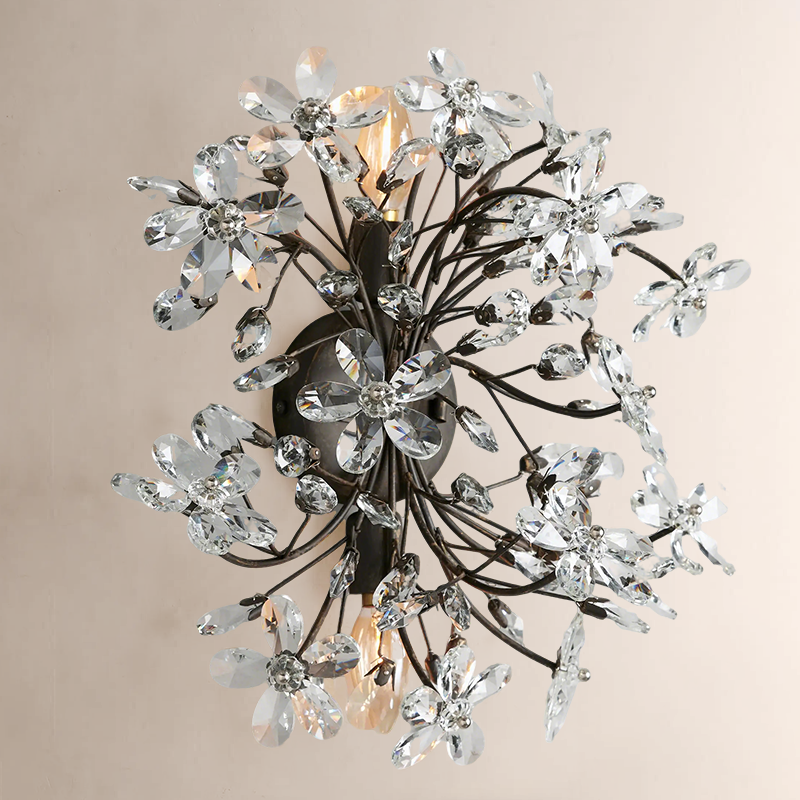 Fiore Crystal Wall Sconce