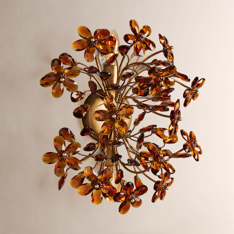 Fiore Crystal Wall Sconce