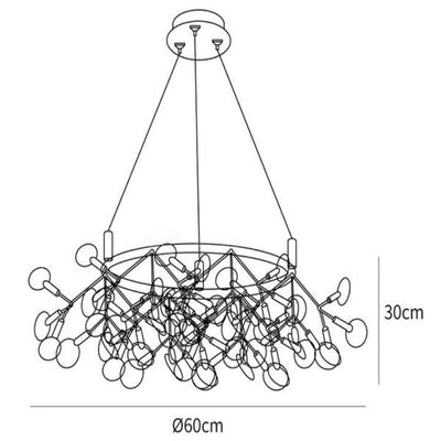 Urban Chic Firefly LED Chandelier