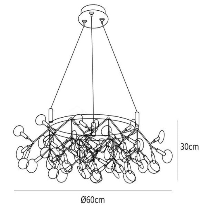 Urban Chic Firefly LED Chandelier