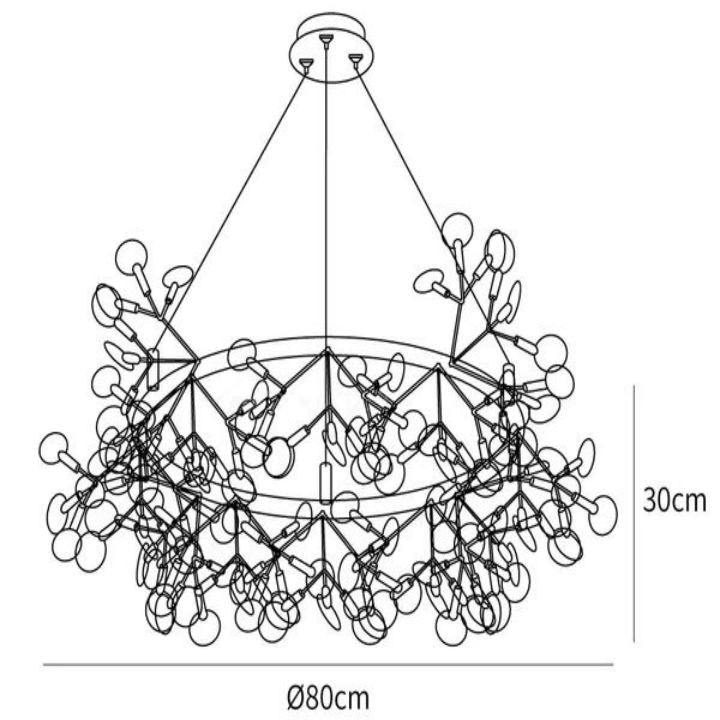 Urban Chic Firefly LED Chandelier