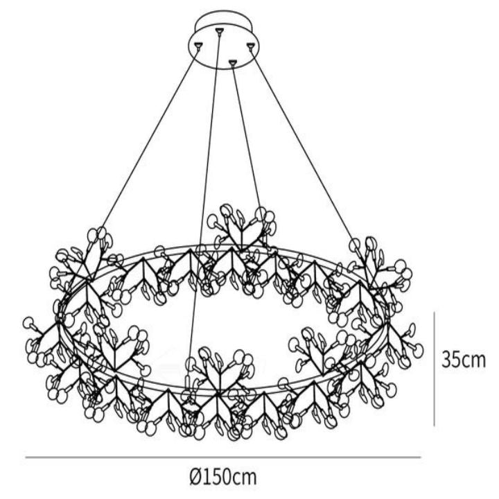Urban Chic Firefly LED Chandelier