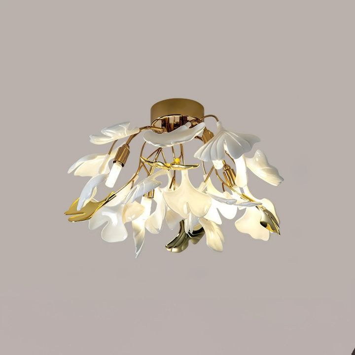 Gingko Ceramic Ceiling Lamp