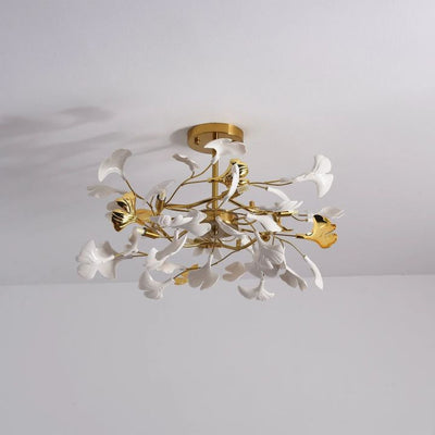 Gingko Ceramic Luxury Chandelier Style B