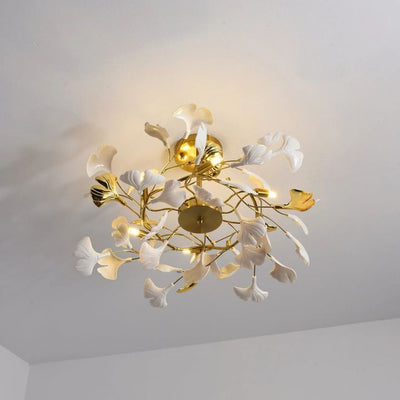 Gingko Ceramic Luxury Chandelier Style B