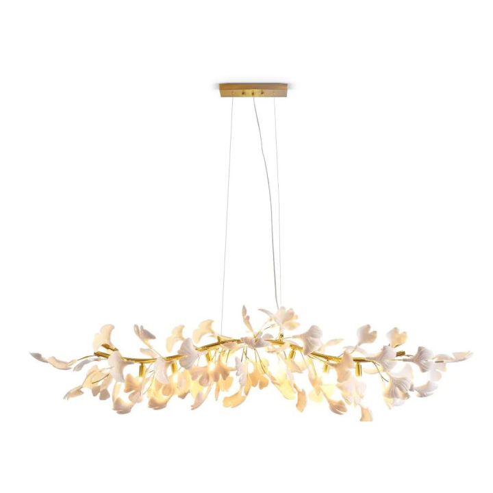 Gingko  Ceramic Luxury Chandelier Style C