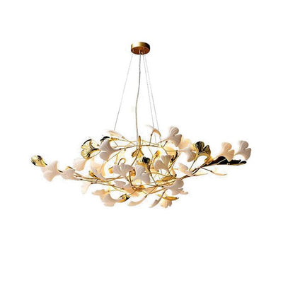 Gingko Ceramic Luxury Chandelier Style D