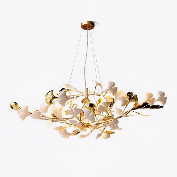 Gingko Ceramic Luxury Chandelier Style D