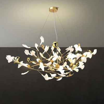 Gingko Ceramic Luxury Chandelier Style D