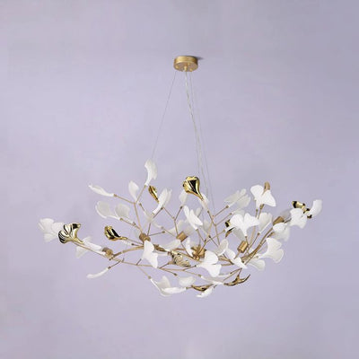 Gingko Ceramic Luxury Chandelier Style D