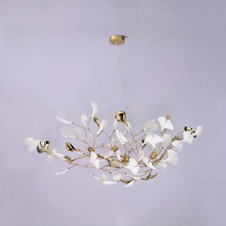 Gingko Ceramic Luxury Chandelier Style D