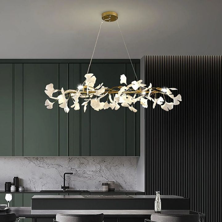 Gingko Ceramic Luxury Chandelier Style E