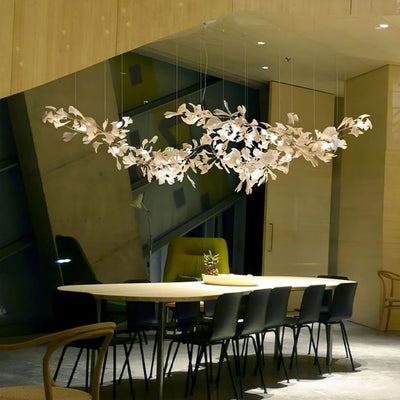 Gingko  Ceramic Luxury Chandelier Style F