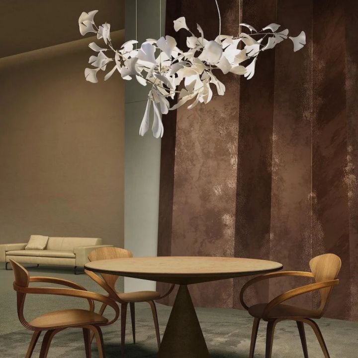 Gingko Ceramic Luxury Chandelier Style G