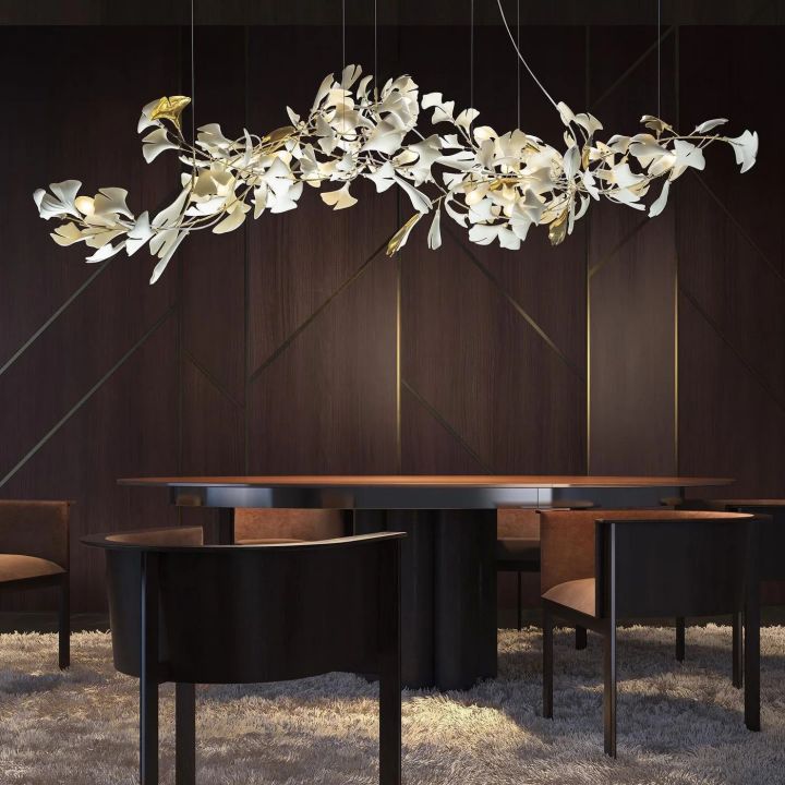 Gingko Ceramic Luxury Chandelier Style I