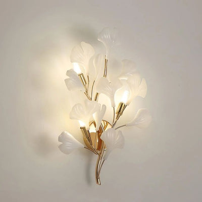 Gingko Ceramic Wall Sconce Lamp