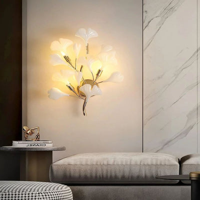 Gingko Ceramic Wall Sconce Lamp