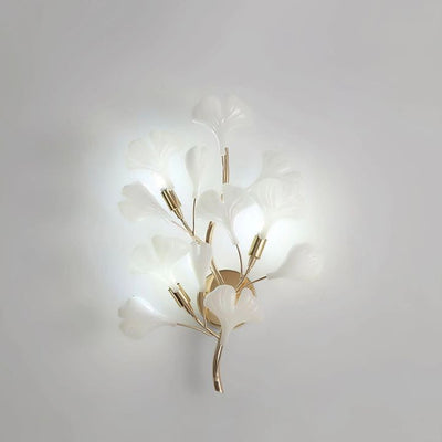 Gingko Ceramic Wall Sconce Lamp