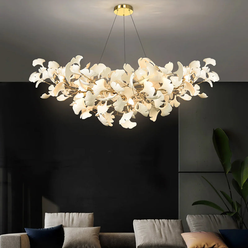 Gingko Ceramic Chandelier B