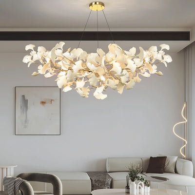 Gingko Ceramic Chandelier B