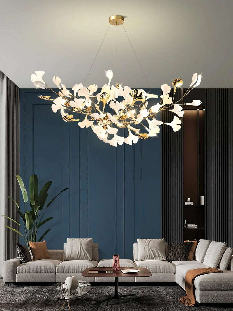 Gingko Ceramic Chandelier B