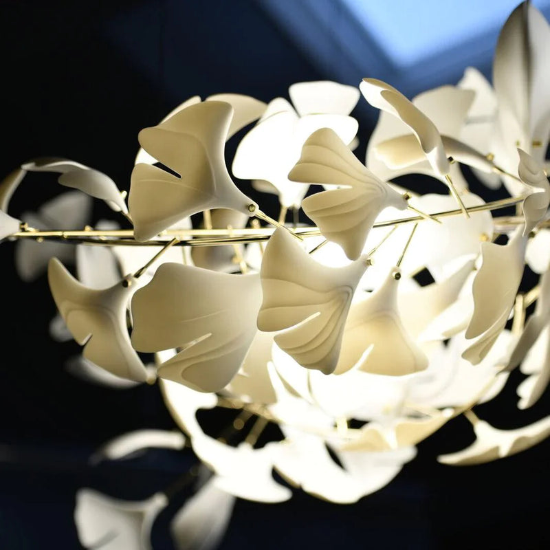 Gingko Ceramic Chandelier B