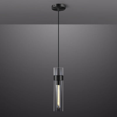 Glass Tube Pendant Light