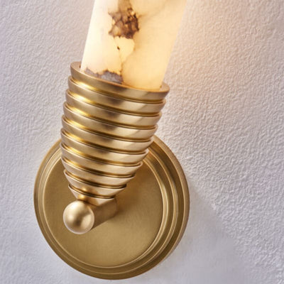 Alabaster Gypsum LED Wall Sconce