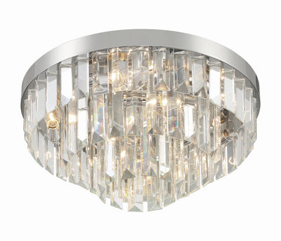 Hayes 8 Light 18" Flush Ceiling Light - thebelacan