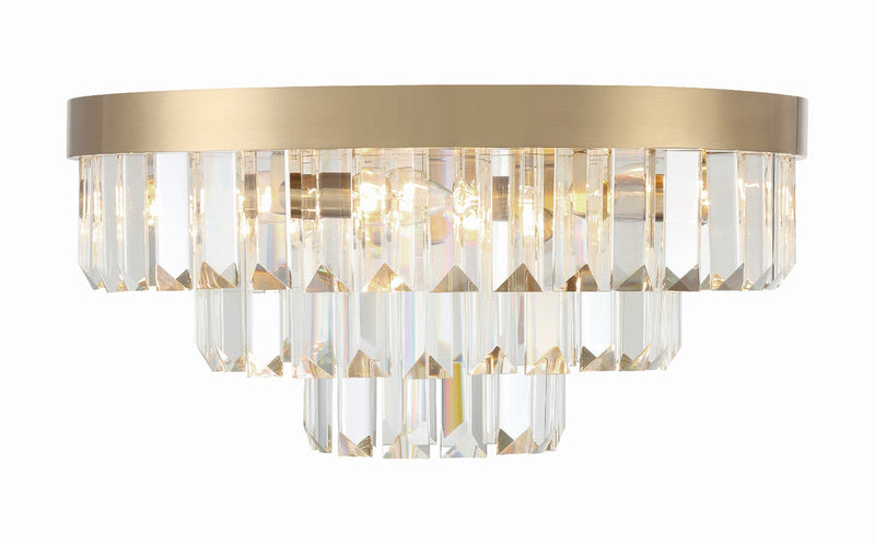 Hayes 8 Light 18" Flush Ceiling Light - thebelacan