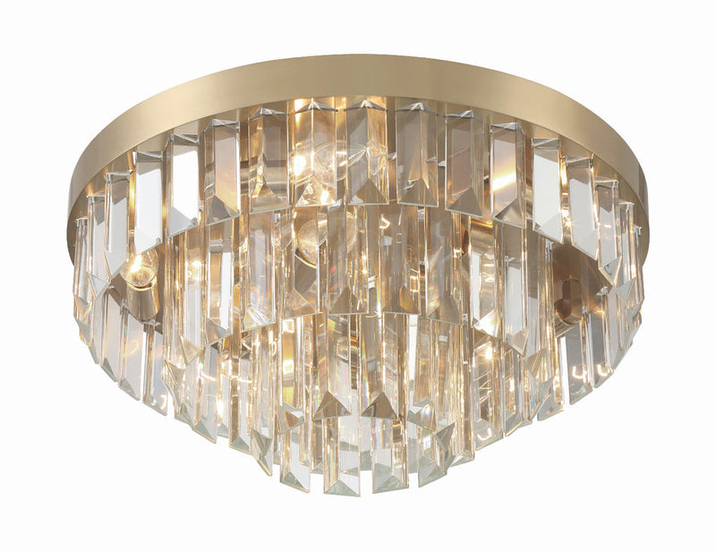 Hayes 8 Light 18" Flush Ceiling Light - thebelacan