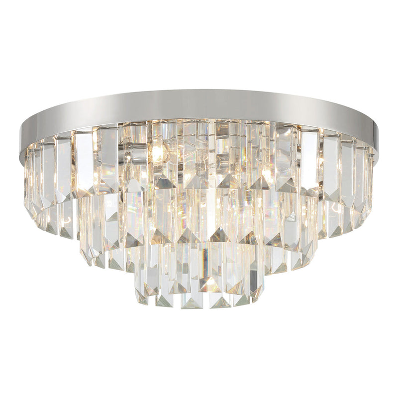 Hayes 8 Light 18" Flush Ceiling Light - thebelacan