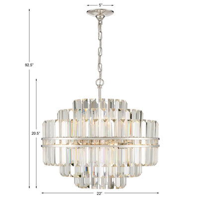 Hayes 12 Light 22" Chandelier Ceiling Light - thebelacan