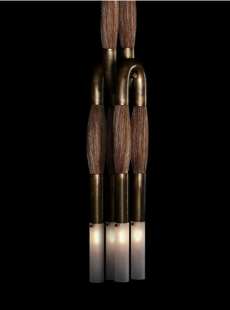 Horse Hair Pendant Light