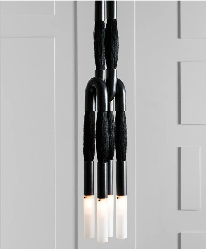 Horse Hair Pendant Light