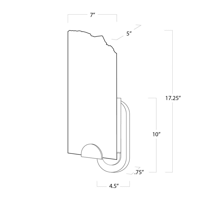 Alabaster Jonah Wall Sconce