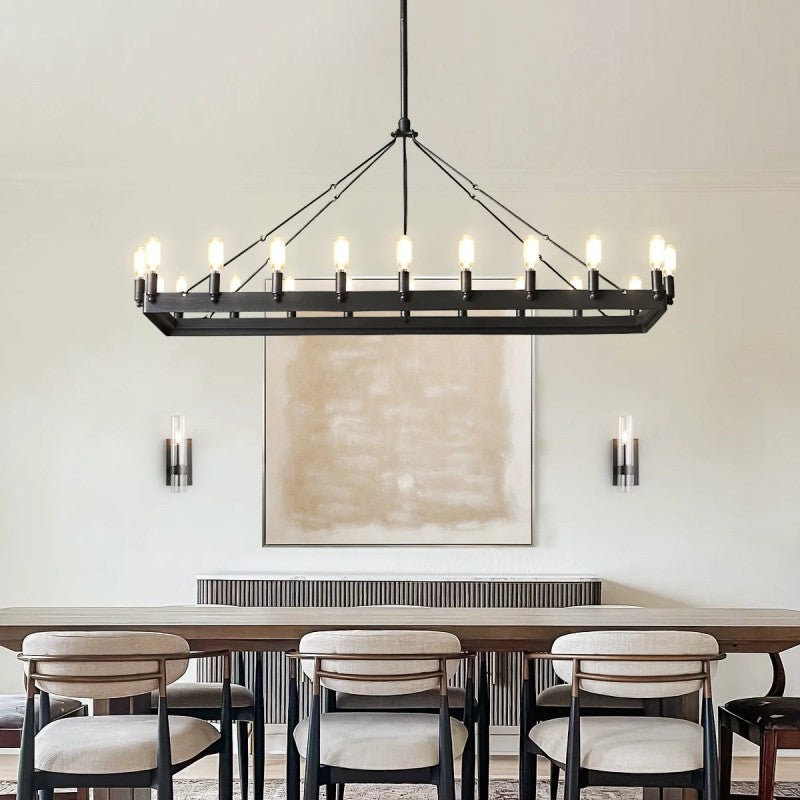 Jose Vintage Rectangular Chandelier