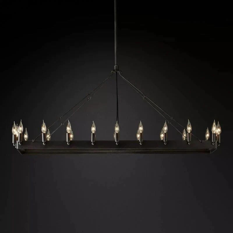 Jose Vintage Rectangular Chandelier