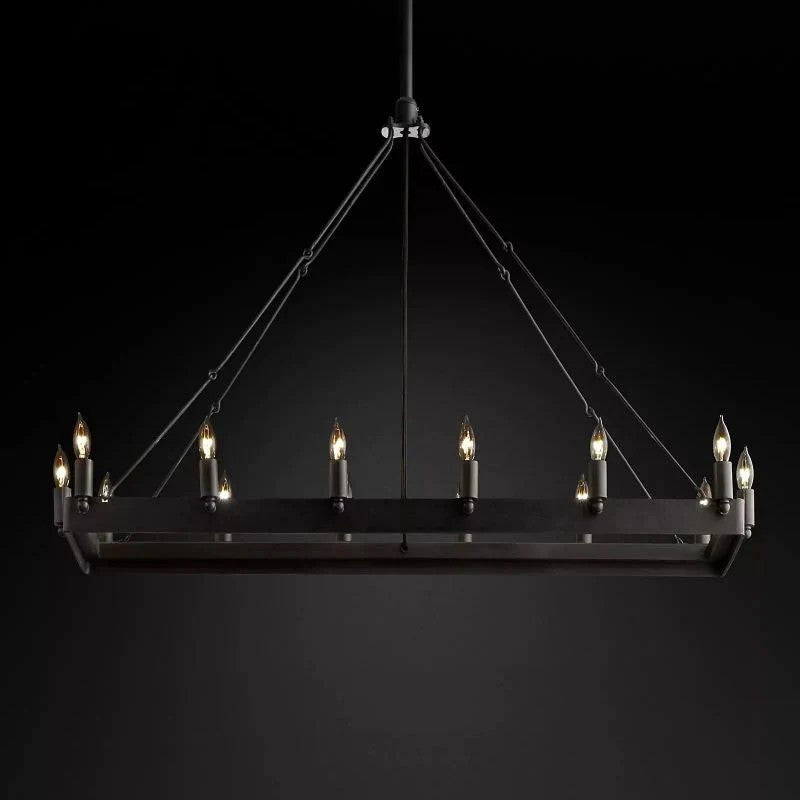 Jose Vintage Rectangular Chandelier