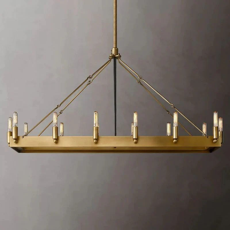 Jose Vintage Rectangular Chandelier