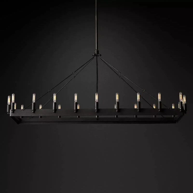 Jose Vintage Rectangular Chandelier